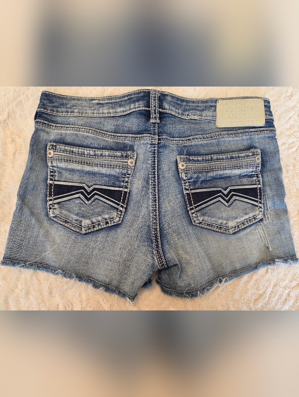 Buffalo David Bitton Jean Shorts Mid Rise - Size 27